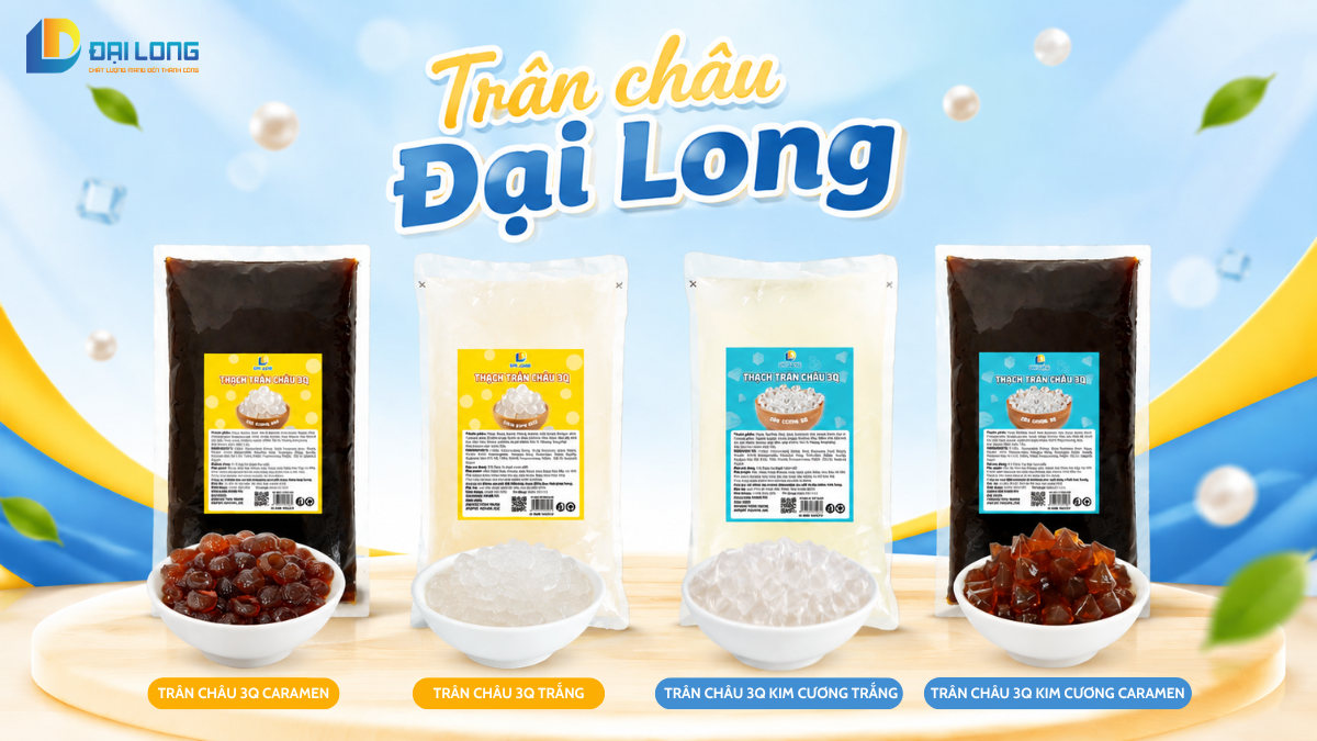 trân châu 3q đại long trân châu 3q trắng, trân châu 31 caramen, trân châu 3q kim cương trắng, trân châu 3q kim cương caramen