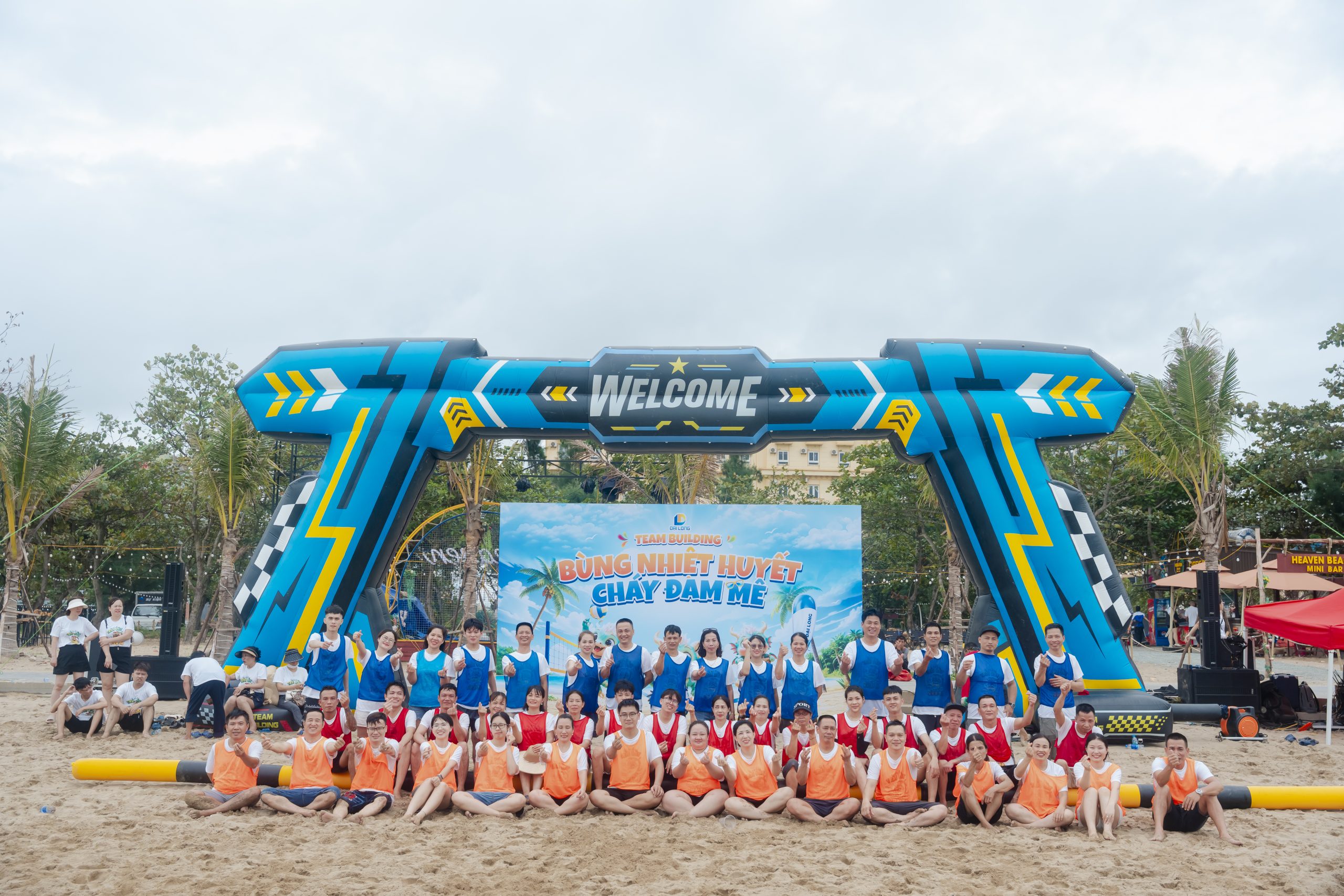 3 đội chơi hoàn thành xuất sắc và mang về phần thưởng tại team building đại long 2026
