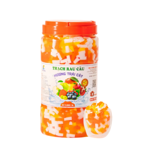 Thạch thuỷ tinh tổng hợp hũ tròn