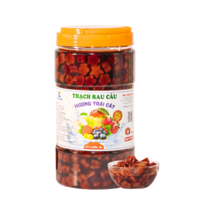 Thạch trái cây tim sao vị socola