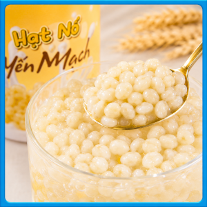 cận cảnh thìa múc hạt nổ yến mạch đại long