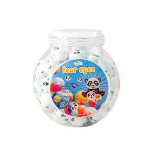 Kẹo dẻo bóng nổ hình gấu trúc Big Bear Eyes lọ 50 viên
