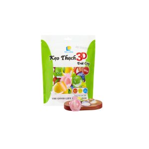 Kẹo thạch 3D mochi zai zai Đại Long gói 220g