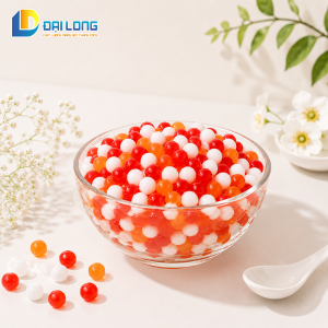 Cận cảnh bát đựng thạch bi 3 màu đại long