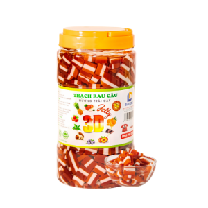 Thạch jelly 3d cắt to vị socola