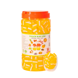 Thạch jelly 3d cắt to vị xoài