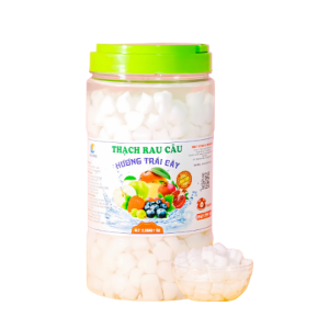 Thạch trái cây tim sao sữa