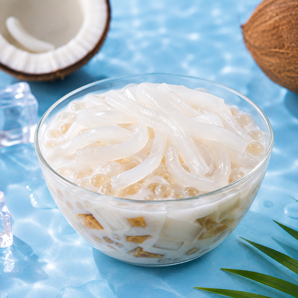 chè dừa dầm mix thạch dừa sợi đại long chè dừa dầm mix thạch dừa sợi đại long