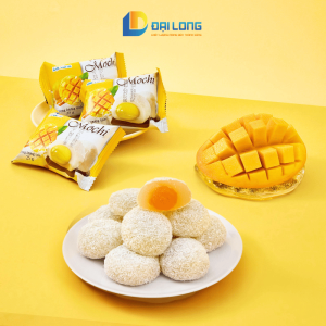 bàn bày đĩa bánh mochi xoài 250g đại long