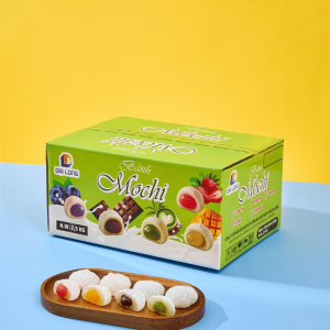 bàn bày đĩa bánh mochi mix vị 250g đại long