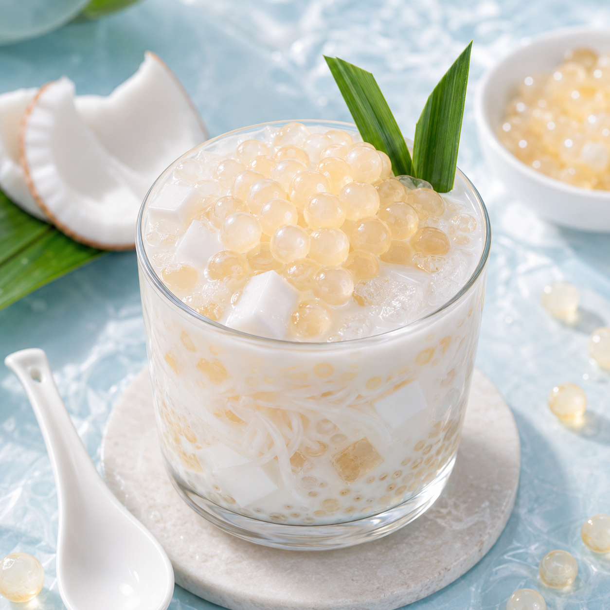 sữa chua hạt nổ củ năng trắng đại long chè dừa dầm hạt nổ củ năng trắng đại long sữa chua hạt nổ củ năng trắng đại long chè dừa dầm hạt nổ củ năng trắng đại long