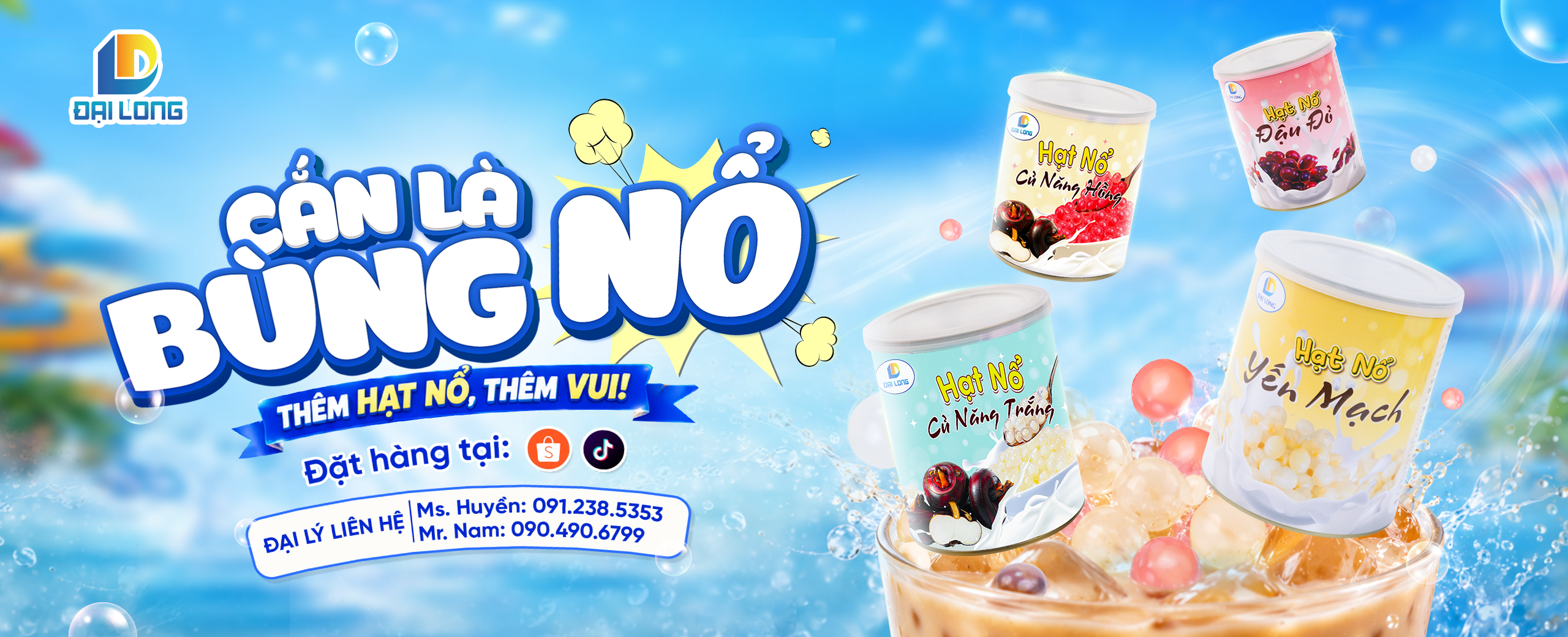banner hạt nổ đại long